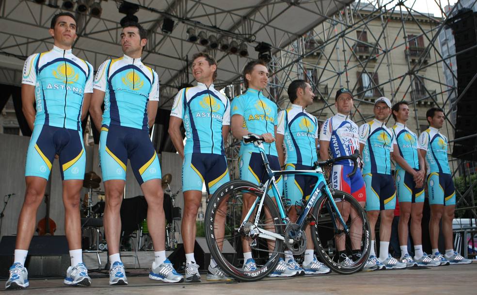 Anno 2008. Contador, ora in maglia Astana, mette nel mirino il primo grande giro della stagione: il 91° Giro d&#39;Italia. Ansa